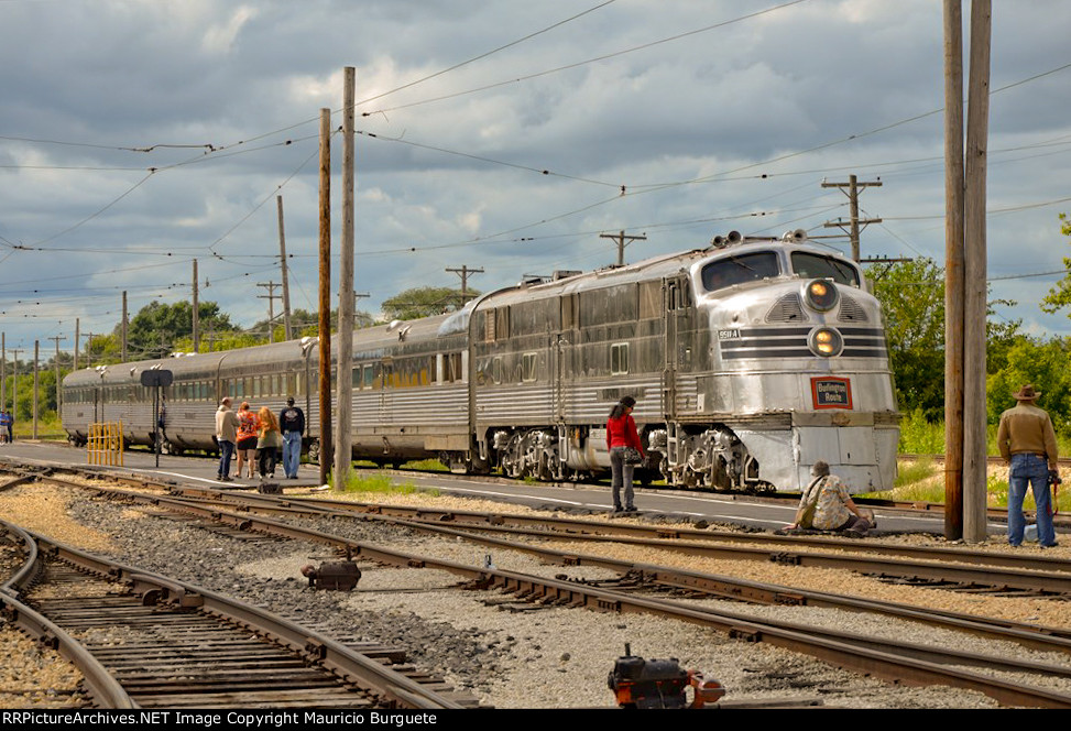 CBQ E5A Locomotive Nebraska Zephyr